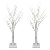 Bouleaux à DEL pour dessus de table, 24 po – emb. de 2