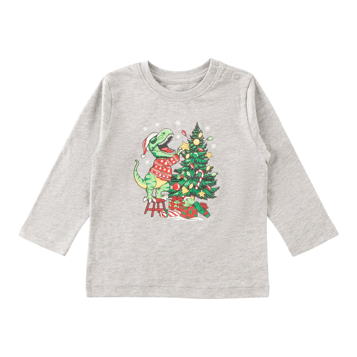 Comfy Cozy Infant Boys' Novelty Printed Long Sleeve T-Shirt, 12-24 Month