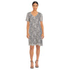 Robe courte pour femmes, assortie