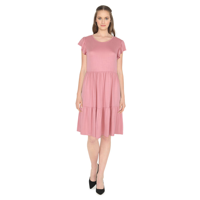 Women's Flutter Sleeve Dress, Assorted