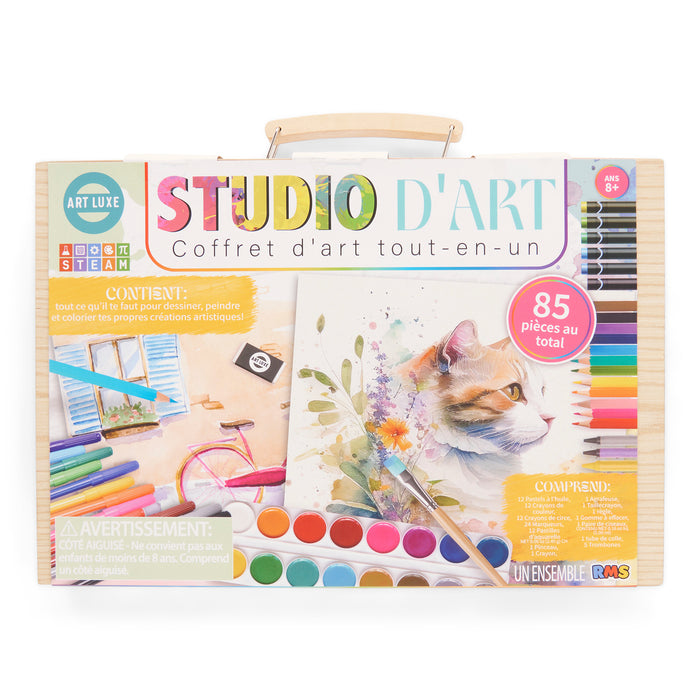 Art Studio All-In-One Art Set, 85 Piece