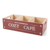 HomeStyles Wood Crates, 15.7-in x 7.9-in x 4.3-in.