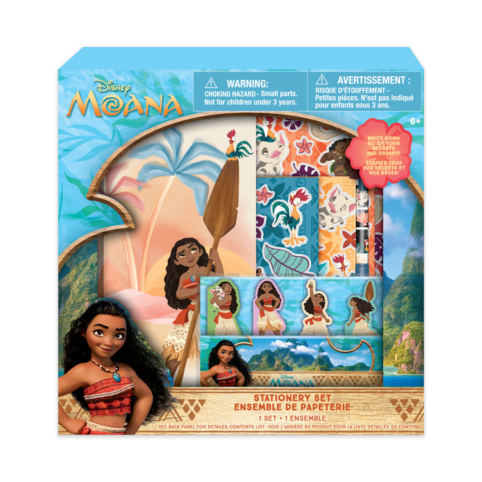 Disney Moana Stationery Set, 12 Piece