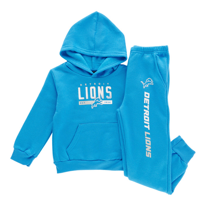 Ensemble en molleton Detroit Lions sous licence (NFL) unisexe pour tout-petits, 2 pièces