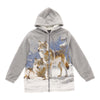 Veste sherpa classique à motif animal lily morgan pour femmes