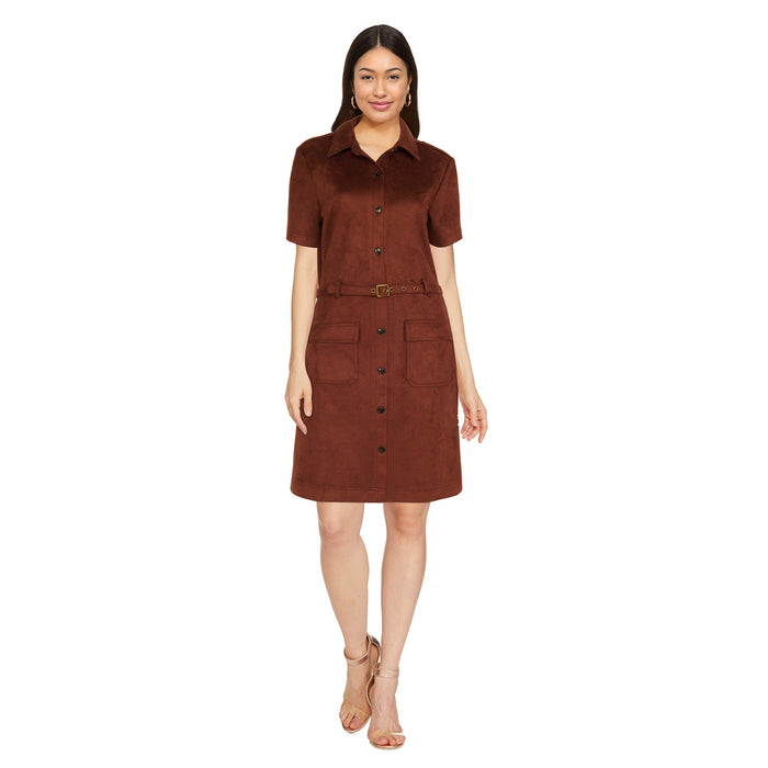Robe avec ceinture en similisuède mySTYLE pour femmes
