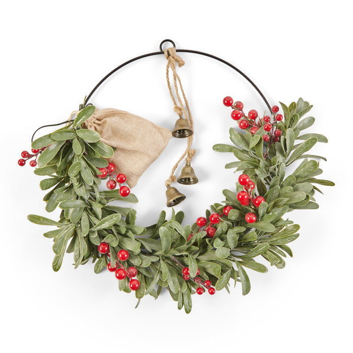 Holiday Berry Wreath, 16-in x 16-in.