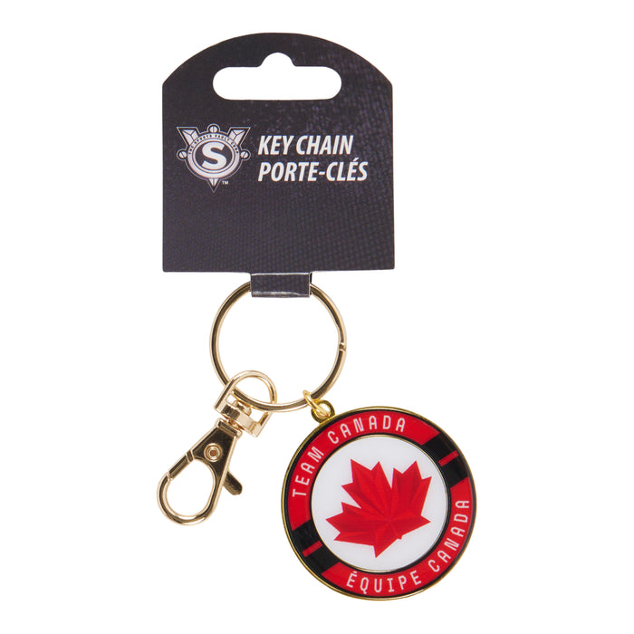 Porte-clés à thématique de hockey Équipe Canada