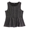 lily morgan Women's Sleeveless Peplum Top