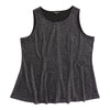 lily morgan Women's Plus Sleeveless Peplum Top