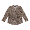 lily morgan Women's Printed Pintuck Top