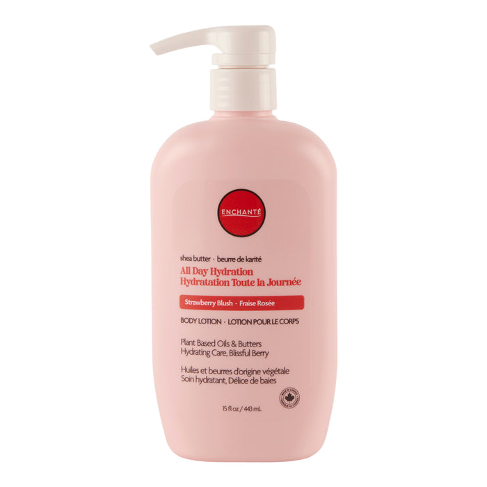 Lotion pour le corps Enchanté All Day Hydration, fraise, 443 ml