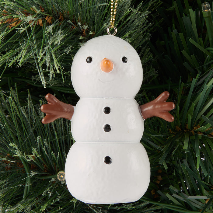 HomeStyles Snowman Ornament, 2.6-in x 1.7-in x 3.1-in.