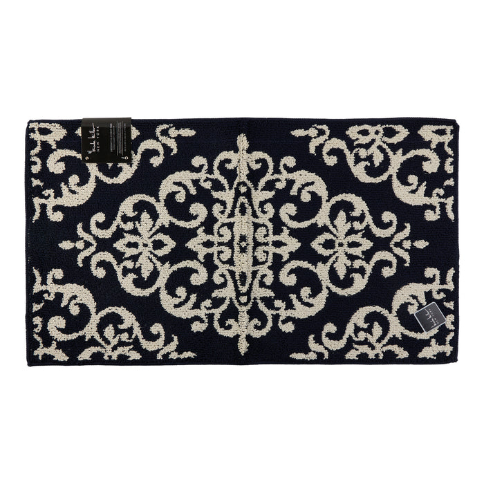 Nicole Miller Rosewood Rug, Black/White, 26-in x 45-in.