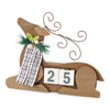 HomeStyles Holiday Deer Countdown Calendar, 10.5 in x 1.7 in x 8.2 in.