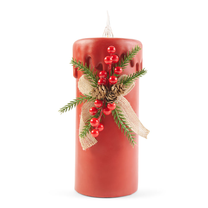 Bougie des Fêtes HomeStyles – 3,9 x 5,1 x 10,4 po