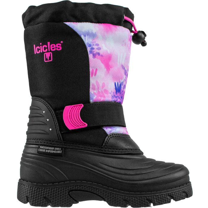 Icicles Girls' Light-Up Winter Boots, -30°C