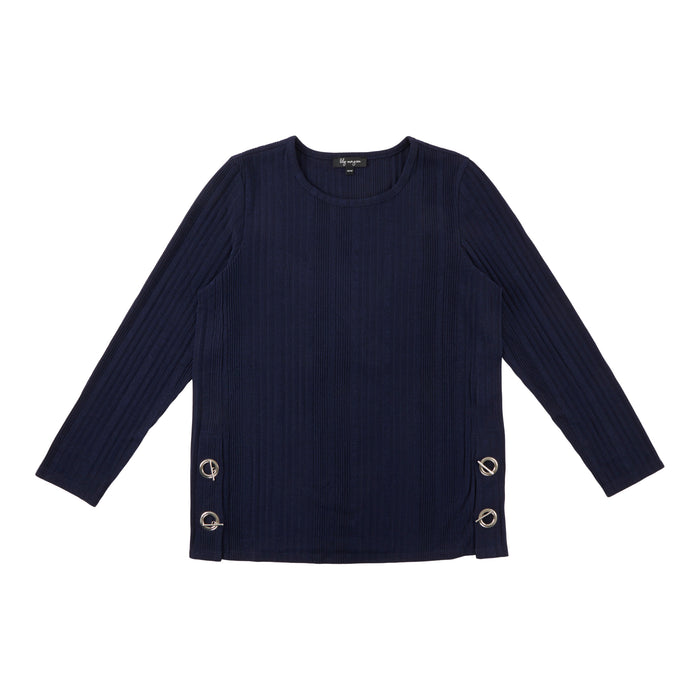 lily morgan Women's Sweater with Toggle Grommet