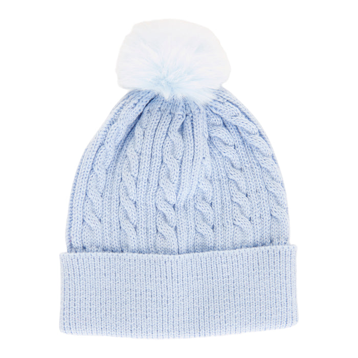 Hot Paws Girls' Toque with Pom Pom