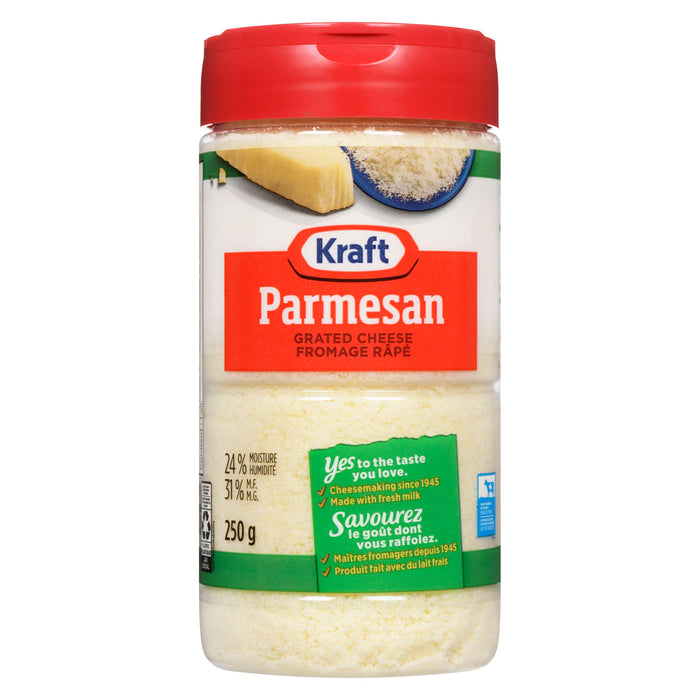 Kraft Grated Parmesan Cheese, 250 g