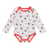Cache-couche unisexe à manches longues imprimé fantaisie Comfy Cozy pour bébés, 3-24 mois
