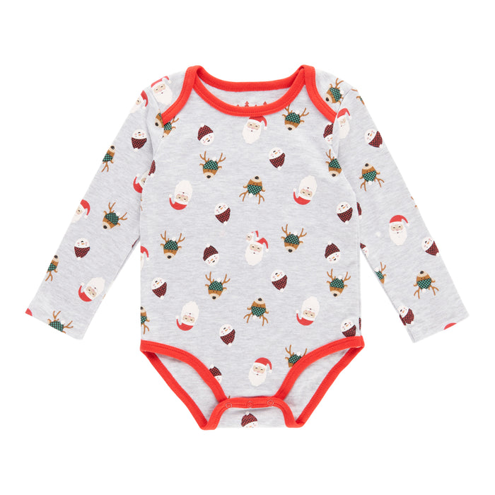 Cache-couche unisexe à manches longues imprimé fantaisie Comfy Cozy pour bébés, 3-24 mois