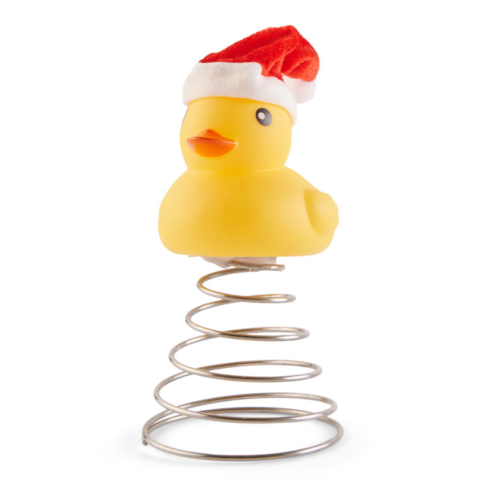 Décoration pour cime d'arbre en forme de canard des Fêtes, 3,7 po x 7 po