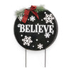 Holiday Stake Sign, English, 19.5-in.