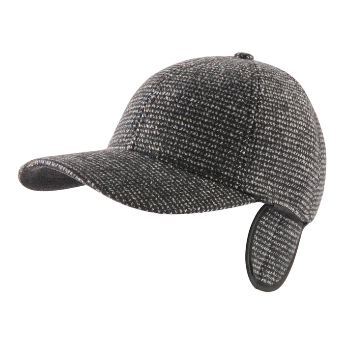 Casquette en tweed à rabats pour hommes