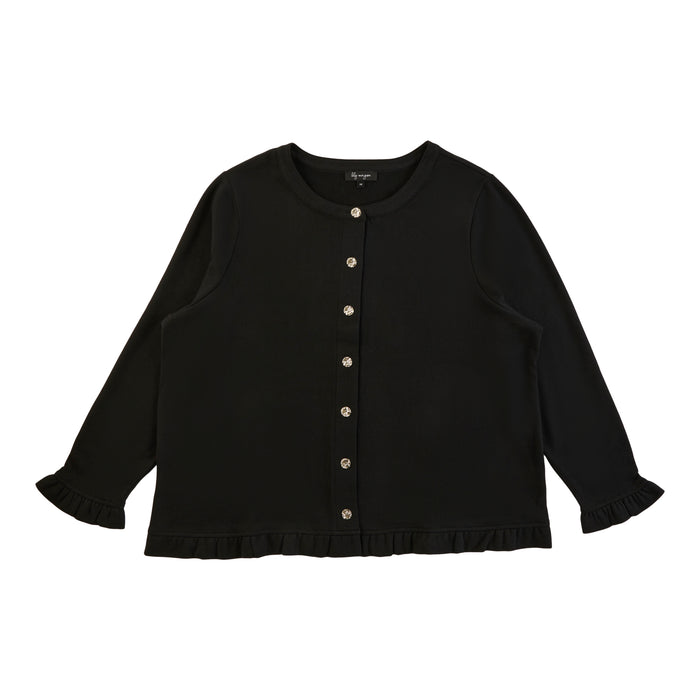 Cardigan boutonné taille plus lily morgan pour femmes