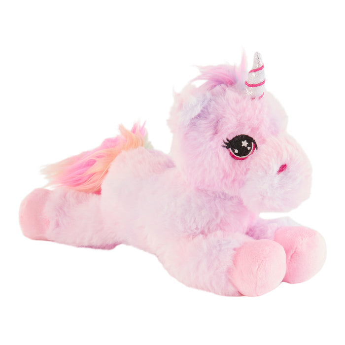 Peluche de licorne teinte par espacement, 10 po
