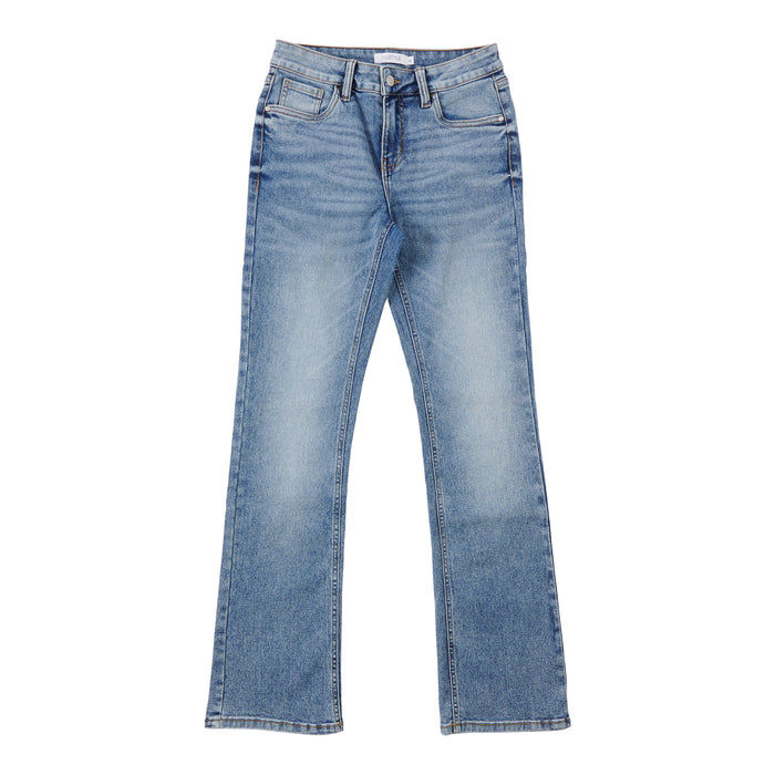 Pantalon en denim à jambe semi-évasée Saisonnier mySTYLE pour femmes