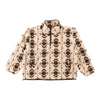 mySTYLE Women's Printed 1/4 Zip Sherpa Sweatshirt