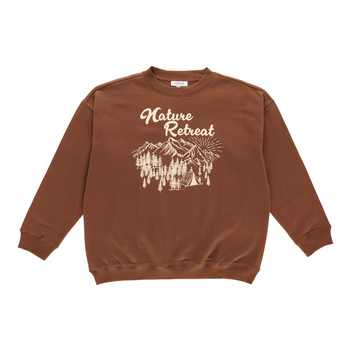 mySTYLE Women's Crew Neck Fleece Sweater