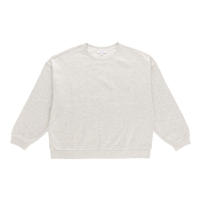 mySTYLE Women's Plus Basic Crew Neck Sweater