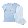 Women's Short Sleeve Capri PJ Set, 2-Piece