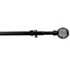 HomeStyles All Metal Curtain Rod, 48-in to 86-in.