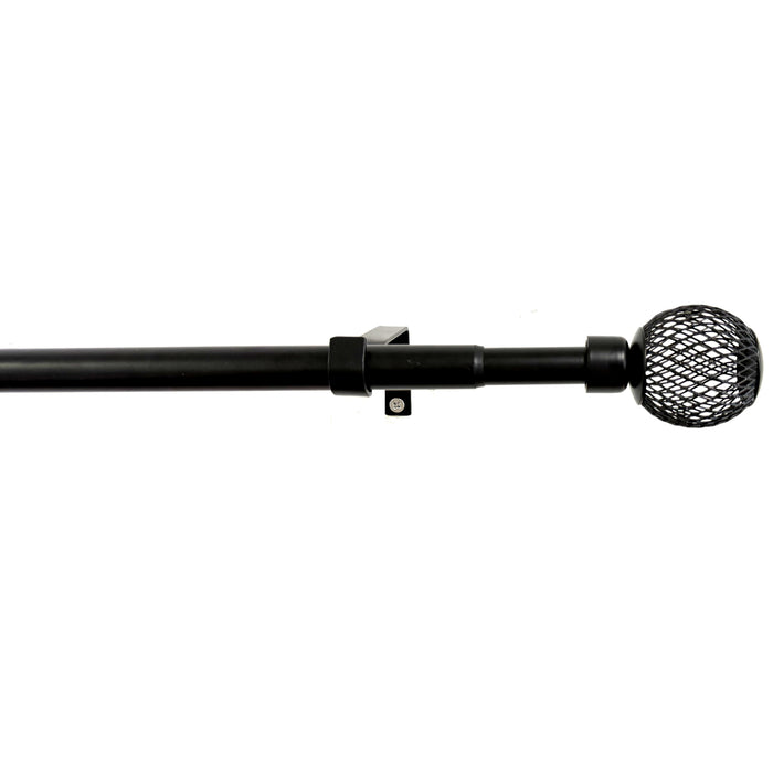 HomeStyles All Metal Curtain Rod, 48-in to 86-in.