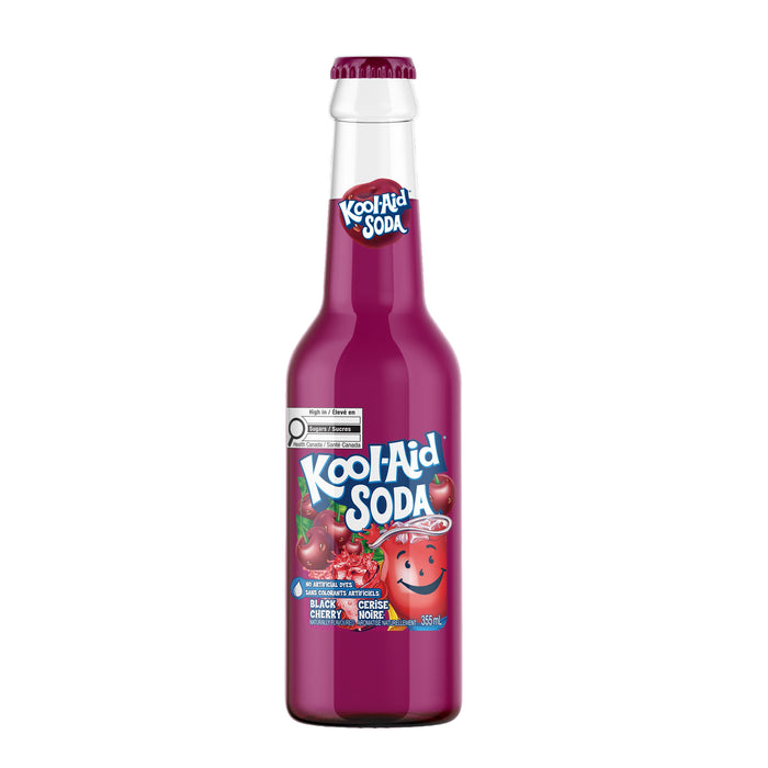 Kool-Aid Soda Black Cherry, 355 ml
