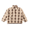 mySTYLE Women's Plus Printed 1/4 Zip Sherpa Sweater