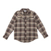 mySTYLE Women's Plaid Western Shirt