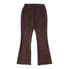 Pantalon à jambe semi-évasée en similisuède Florence lily morgan pour femmes
