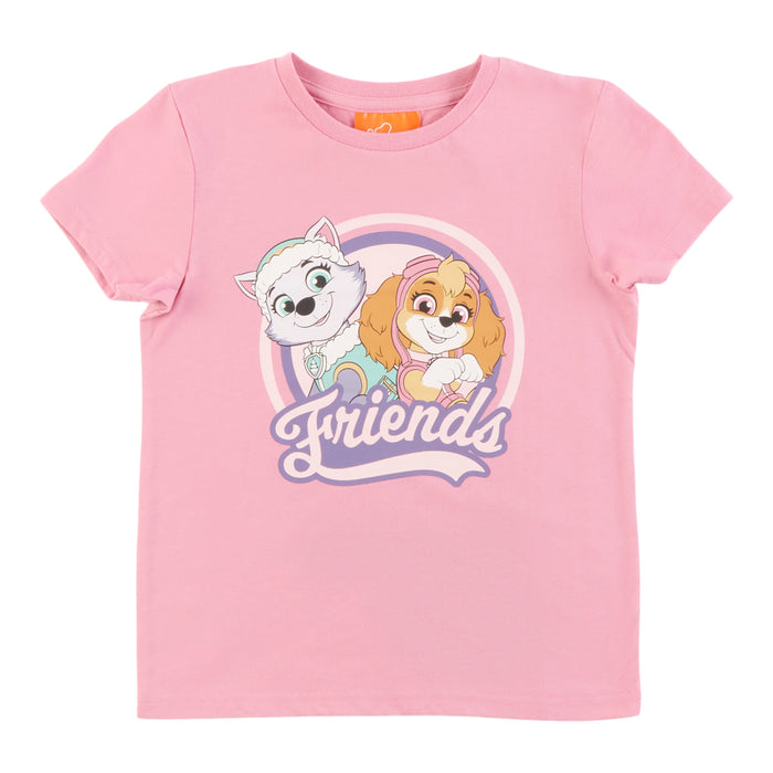 T-shirt imprimé à manches courtes Pat' Patrouille sous licence pour toutes-petites