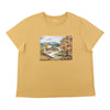 mySTYLE Women's Plus Scooped Neck Foil Tee