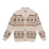 Mountain Ridge Men's Jacquard Collared Cardigan