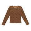 mySTYLE Women's Ribbed Long Sleeve Top