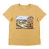 T-shirt métallique à col dégagé mySTYLE pour femmes