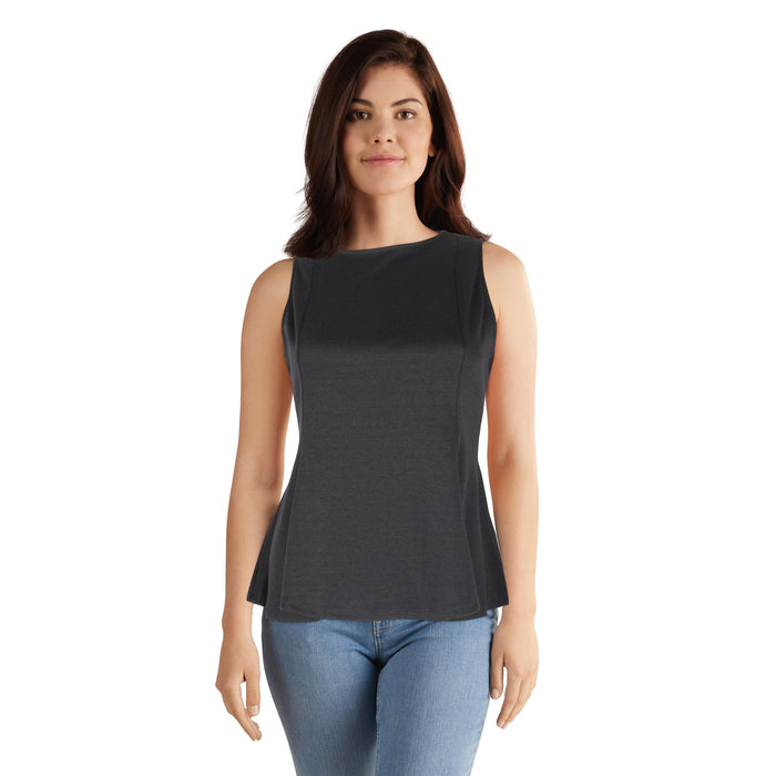 lily morgan Women's Sleeveless Peplum Top