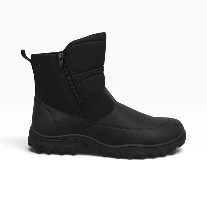 Bottes antidérapantes avec fermeture éclair Mountain Ridge pour hommes, -20°C