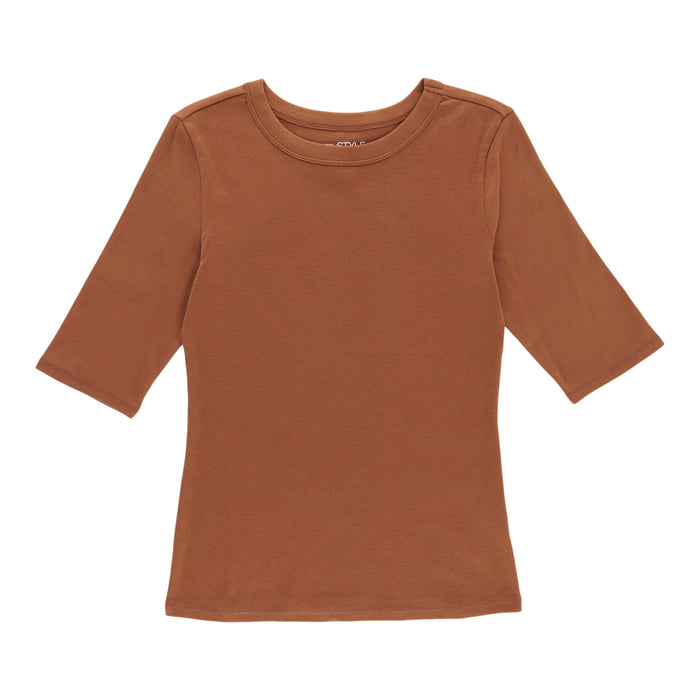 T-shirt avec manches au coude mySTYLE pour femmes